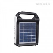 Фонарь-Power Bank EP-036 радио-блютуз с солнечной панелью (2400mAh)