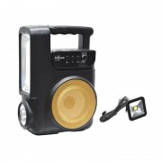 Фонарь-Power Bank-радио-блютуз (4000mAh) с солнечной панелью + лампочка 1 шт. CL830