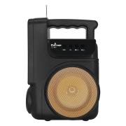 Фонарь-Power Bank-радио-блютуз (4000mAh) с солнечной панелью + лампочка 1 шт. CL830