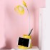 Лампа настольная DESKTOP LAMP EL-2176 с функцией Powebank 1200mAh, держателем телефона желтая