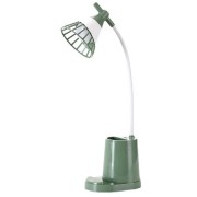 Лампа настольная на гибкой ножке DESKTOP LAMP EL-2176 зелёная с функцией Powebank 1200mAh