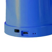 Лампа на гибкой ножке DESKTOP LAMP EL-2176 синий с функцией Powebank 1200mAh, держателем телефона