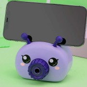 Лампа настольная с органайзером для ручек и подставкой телефона Quite Light Snail с точилкой Синий