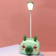 Лампа настольная с точилкой органайзером для ручек и подставкой телефона Зеленый