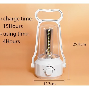 Кемпинговый фонарь аккумуляторный переносной DP-7044С лампа ночник 8W