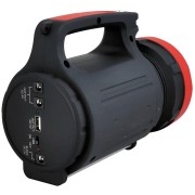 Мощный фонарь-прожектор переносной LED Yajia YJ-2886 Black ручной