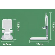 Настольная подставка держатель для телефона планшета Folding desktop phone stand Розовая