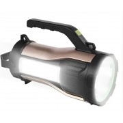 Мультифункциональный фонарь HEL-T96 (LM+2хCOB белый и красный) + Powerbank + солнечная панель + microUSB