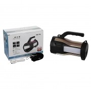 Мультифункциональный фонарь HEL-T96 (LM+2хCOB белый и красный) + Powerbank + солнечная панель + microUSB