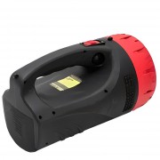 Ручной фонарь-прожектор 2в1 аккумуляторный 4000 мАч, 25 LED, Yajia YJ-2829TP / Мощный переносной фонарик