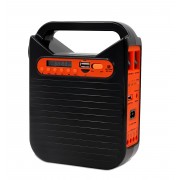 Фонарь-Power Bank EP-391bt радио-блютуз с солнечной панелью+лампочки 3шт