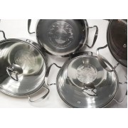 Набор кастрюль из нержавеющей стали Grandhoff GR 3837 10 предметов Набор кухонных кастрюль