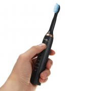 Электрическая зубная щетка Shuke SK-601 аккумуляторная с 4 насадками Черная