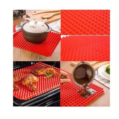 Коврик для выпечки PYRAMID PAN Fat-Reduction Silicone Cooking Mat (16,25х11,5 см, силиконовый)grill