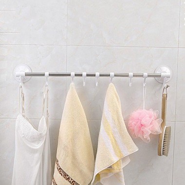 Держатель для полотенец с крючками Hanging Rod Hook Towel