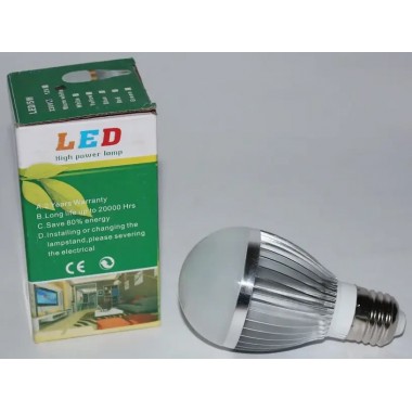 Светодиодная лампа LED 3 Вт/220 В Энергосберегающая лампочка | Led лампа E27