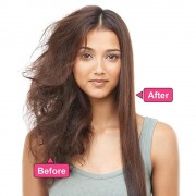 Фен-щетка расчёска-выпрямитель брашинг для сушки и укладки волос 2в1 Ramindong стайлер 800Вт SMP