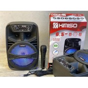 Колонка сабвуфер KIMISO QS-609 с подсветкой и микрофоном