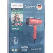 Фен для укладки волос Rainberg RB-2211 6800 W Красный
