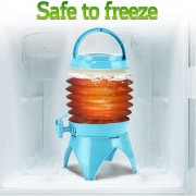 Открытый складной диспенсер для напитков пластиковый портативный для пикников на открытом воздухе