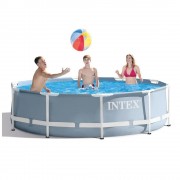 Каркасный бассейн Intex 26700 prism frame, 305х76 см, объем воды 4485 л.