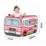 Детская игровая палатка фургончик с мороженым, палатка для девочки розовый домик для детей
