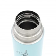 Питьевой Термос из нержавеющей стали с чашкой 350мл цвет Бирюзовй