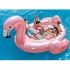 Надувной матрас плавательный остров Intex 57297 Фламинго для отдыха на воде, Четырехместный надувной плот