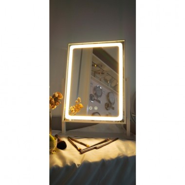 Зеркало с LED подсветкой прямоугольное косметическое зеркало LED Lamp Mirror