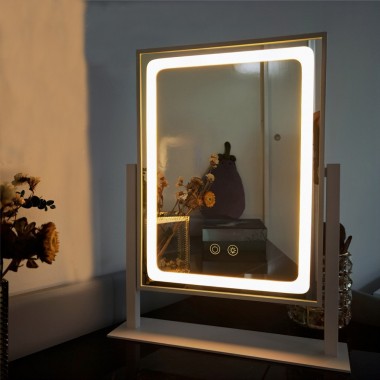 Зеркало с LED подсветкой прямоугольное косметическое зеркало LED Lamp Mirror