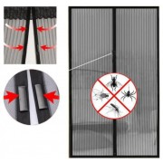 Москитная магнитная шторка Magic Mesh сетка на дверь, аналог штора,210х100