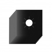 Жиронепроницаемая бумага черная | Тефлоновая накладка на газовую плиту | Защитная бумага для плиты