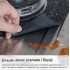 Жиронепроницаемая бумага черная | Тефлоновая накладка на газовую плиту | Защитная бумага для плиты Жиронепроницаемая бумага черная | Тефлоновая накладка на газовую плиту | Защитная бумага для плиты