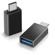 Переходник USB OTG-01 с телефона на флешку - Type-C черные