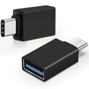Переходник USB OTG-01 с телефона на флешку - Type-C черные