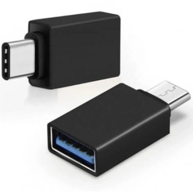 Переходник USB OTG-01 с телефона на флешку - Type-C черные