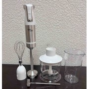 Мощный погружной блендер измельчитель 5в1 Zepline ZP-073 1500ВТ Белый