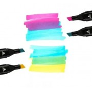 Набор скетч-маркеров 168 шт. для рисования двухсторонних Touch | Спиртовые маркеры для скетчинга