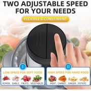 Измельчитель чаша 2 л 4 лезвия из нержавеющей стали Rainberg RB-2202 1300 Watt