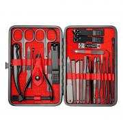 Набор 26 предметов для маникюра и педикюра в чехле XJT-26P