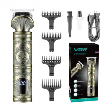 Профессиональный триммер для бритья, стайлинга бороды и стрижки VGR V-962 (мультитриммер аккумуляторного типа)