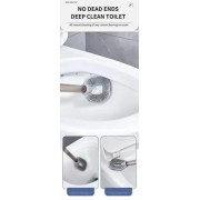 Силиконовая щётка для унитаза Liquid Toilet Brush Серая