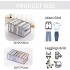Моющийся органайзер 4шт для хранения одежды в гардеробе Box For Clothes Моющийся органайзер 4шт для хранения одежды в гардеробе Box For Clothes