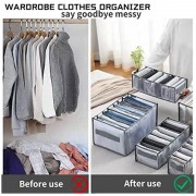 Моющийся органайзер 4шт для хранения одежды в гардеробе Box For Clothes