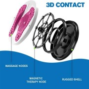 Тренажер диск здоровья LiveUP для похудения напольный с  массажем ступней Розовый