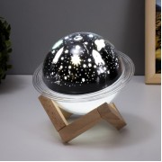 Увлажнитель воздуха проектор Звездное небо/ сатурн / Настольный светильник ночник Проекционный