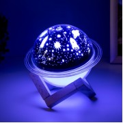 Увлажнитель воздуха проектор Звездное небо/ сатурн / Настольный светильник ночник Проекционный