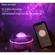 Лампа ночник на подставке Звёздное небо-планета K880