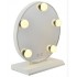 Зеркало для макияжа с LED подсветкой Led Mirror 5 LED JX-526 Белый