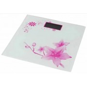 Весы напольные Domotec DT2015 до 180 кг Розовый цветок